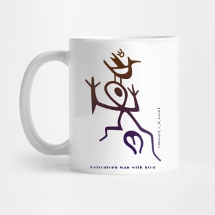 Man and bird Mug